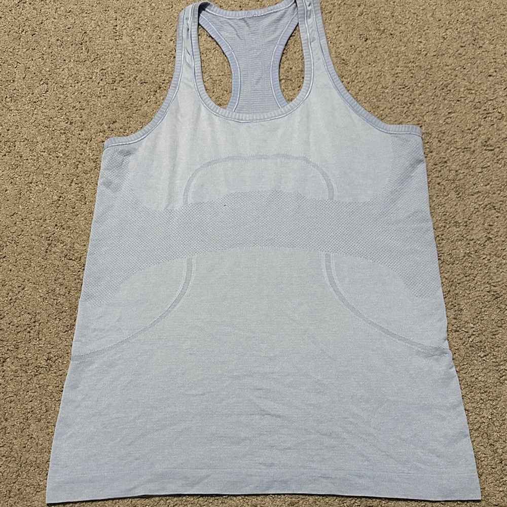 lululemon swiftly Light purple Tank Top